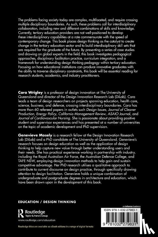 Wrigley, Cara, Mosely, Genevieve - Design Thinking Pedagogy