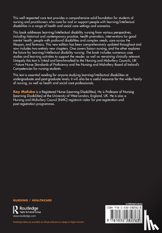 Mafuba, Kay (Univ. of West London - Learning and Intellectual Disability Nursing Practice