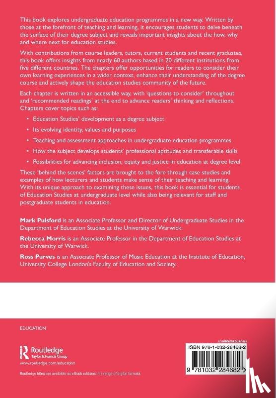  - Understanding Education Studies