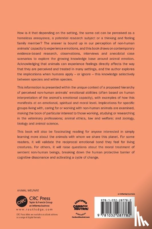 Hutton, Vicki (Australian College of Applied Psychology) - Recognising and Responding to Animal Emotion in a Shared World