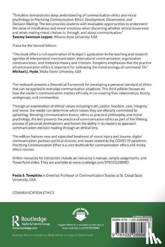 Tompkins, Paula S. (St. Cloud State University - Practicing Communication Ethics