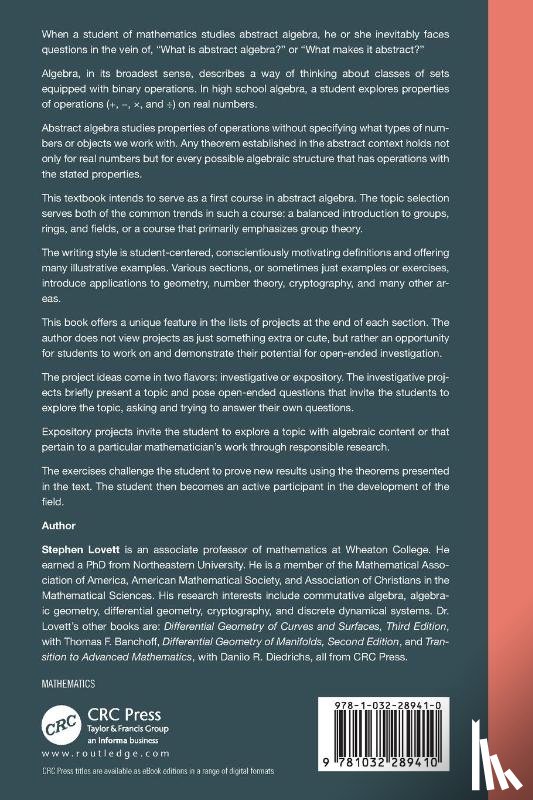 Lovett, Stephen - Abstract Algebra