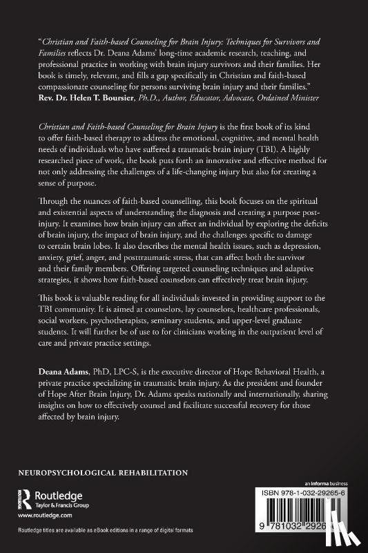 Adams, Deana (Executive Director - Christian and Faith-based Counseling for Brain Injury