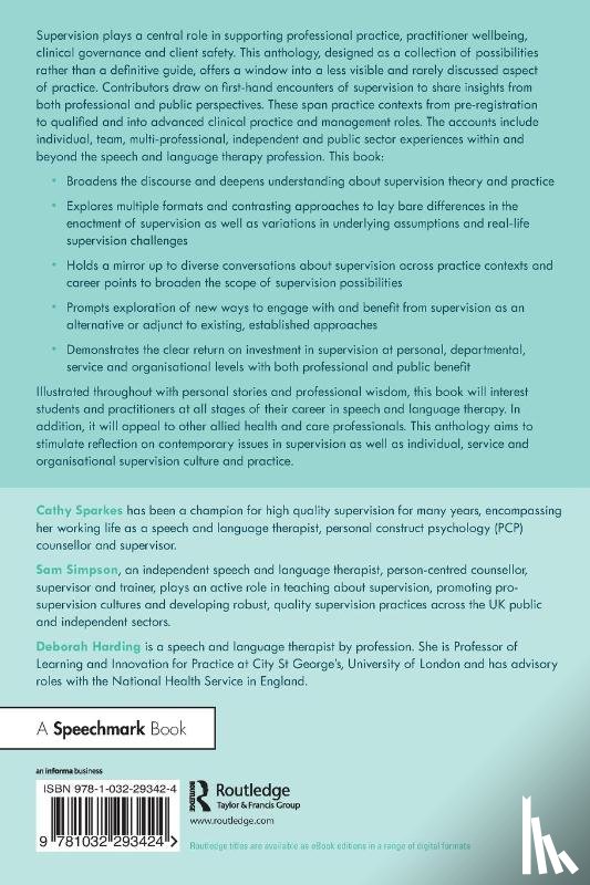  - Supervision in Speech and Language Therapy