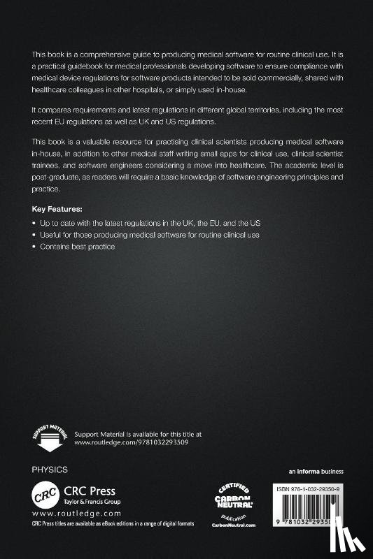 Cosgriff, Philip S., Memmott, Matthew J. - Writing In-House Medical Device Software in Compliance with EU, UK, and US Regulations