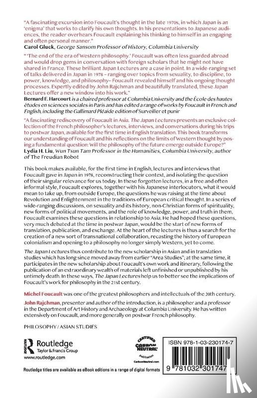 Foucault, Michel - The Japan Lectures