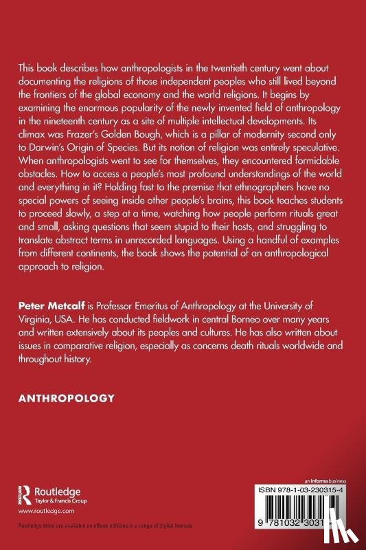 Metcalf, Peter - The Anthropology of Religion
