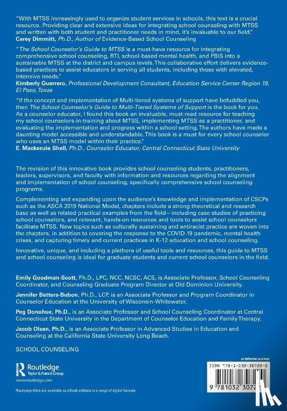  - The School Counselor’s Guide to Multi-Tiered Systems of Support