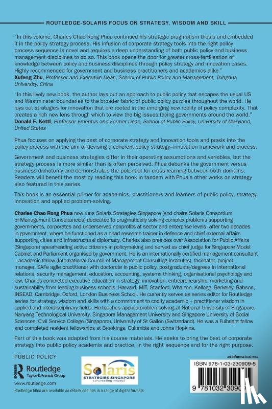 Phua, Charles Chao Rong (Executive Chairman - Policy Strategy and Innovation Primer