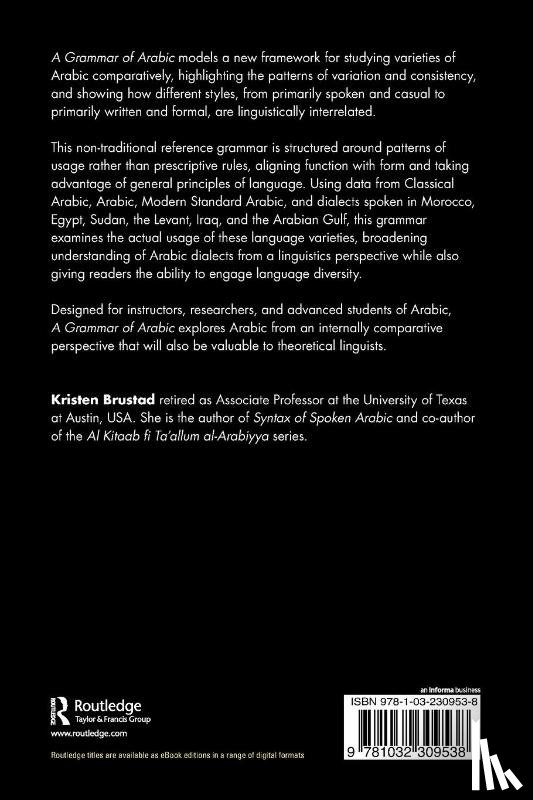  - A Grammar of Arabic