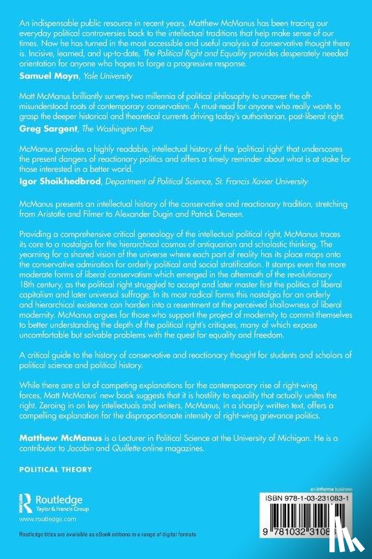McManus, Matthew (University of Michigan - The Political Right and Equality
