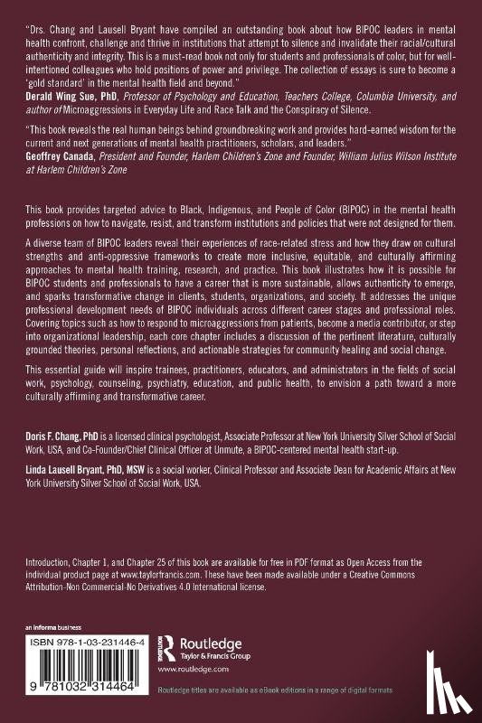  - Transforming Careers in Mental Health for BIPOC