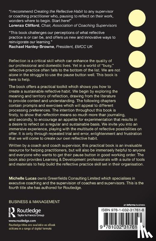 Lucas, Michelle (Greenfields Consulting Ltd - Creating the Reflective Habit