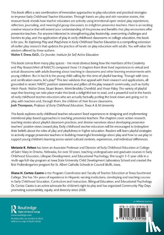  - Re-Exploring Play and Playfulness in Early Childhood Teacher Education