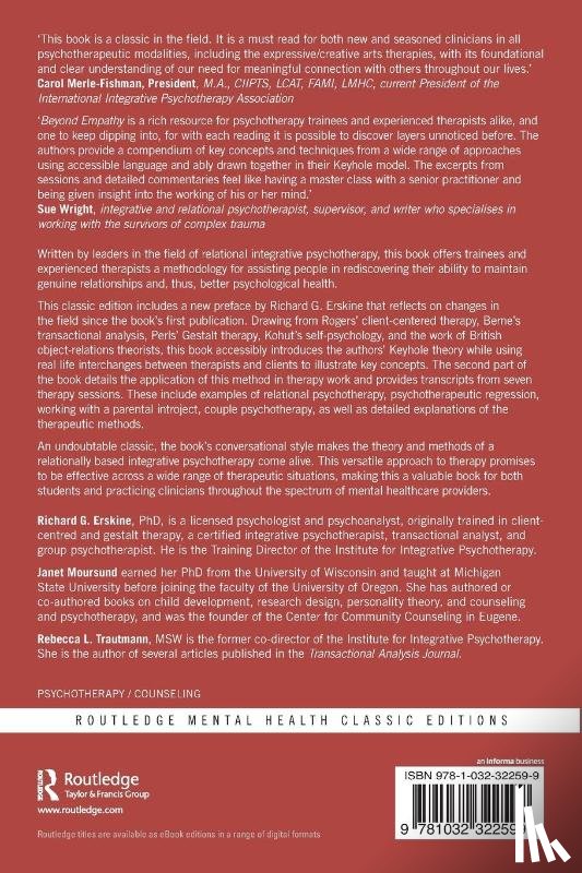 Erskine, Richard G., Moursund, Janet P., Trautmann, Rebecca L. - Beyond Empathy