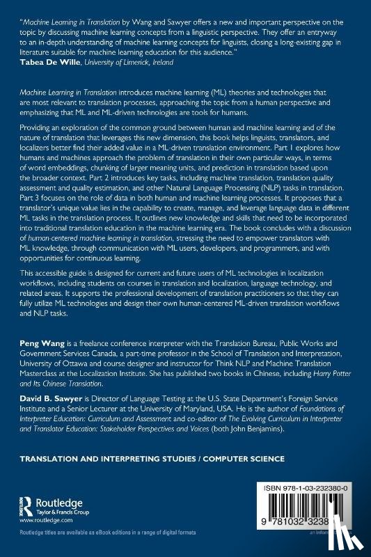 Wang, Peng, Sawyer, David B. - Machine Learning in Translation