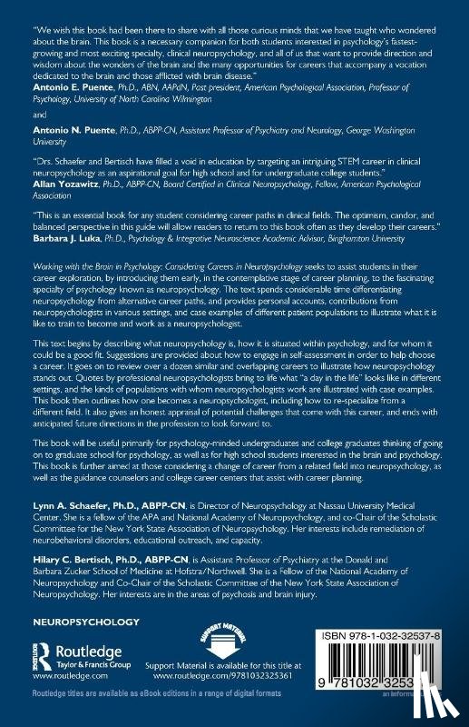 Schaefer, Lynn A. (Nassau University Medical Center, Bertisch, Hilary C. - Working with the Brain in Psychology