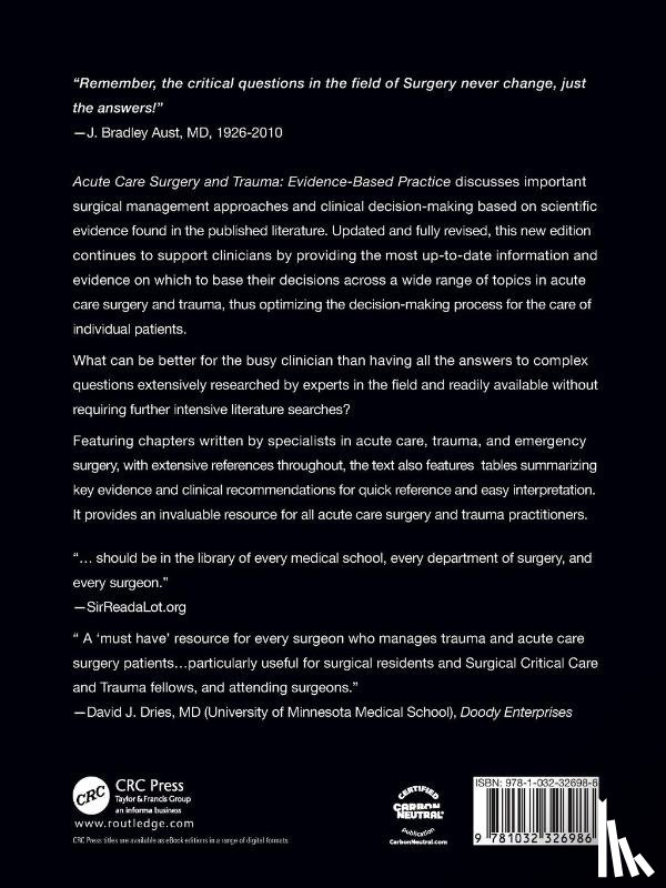  - Acute Care Surgery and Trauma