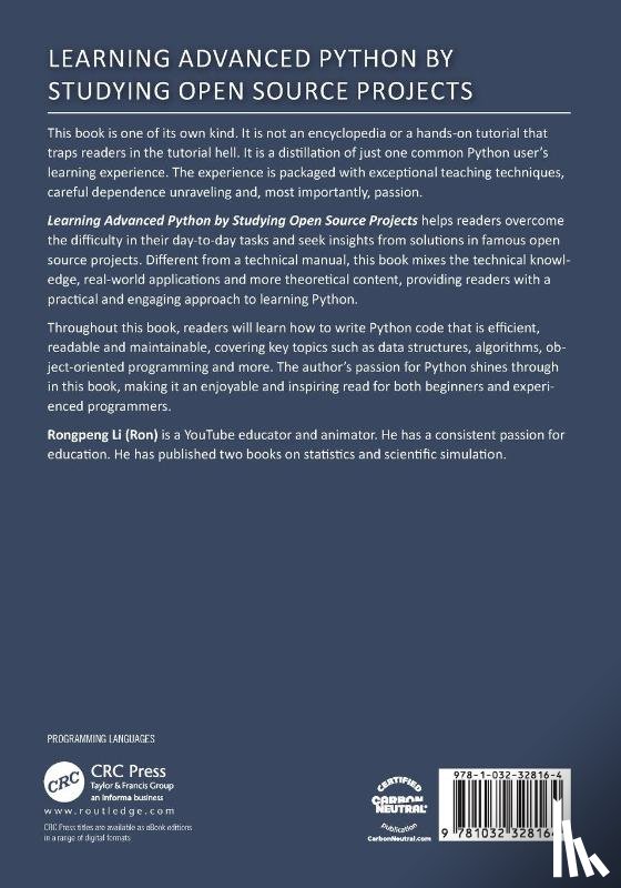 Li, Rongpeng - Learning Advanced Python by Studying Open Source Projects