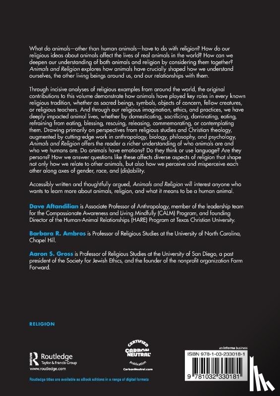  - Animals and Religion