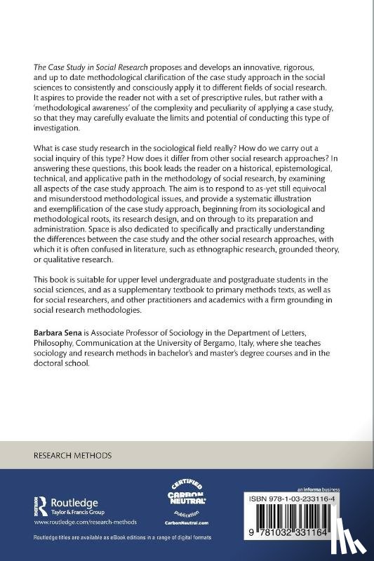 Sena, Barbara - The Case Study in Social Research