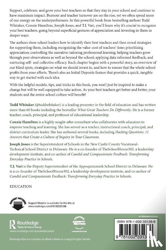 Whitaker, Todd (University of Missouri, Hamilton, Connie, Jones, Joseph (New Castle County Vocational-Technical School District, Vari, T.J. - Invest in Your Best