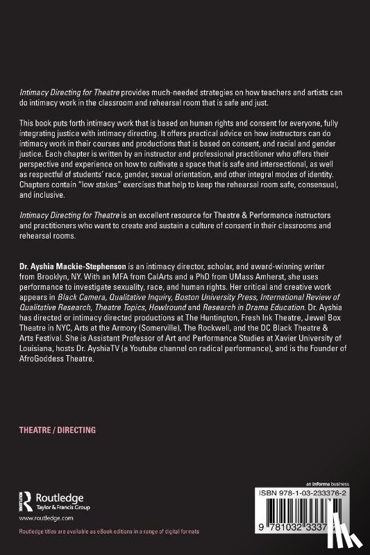  - Intimacy Directing for Theatre