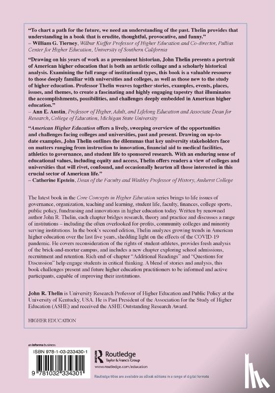 Thelin, John R. (The University of Kentucky - American Higher Education