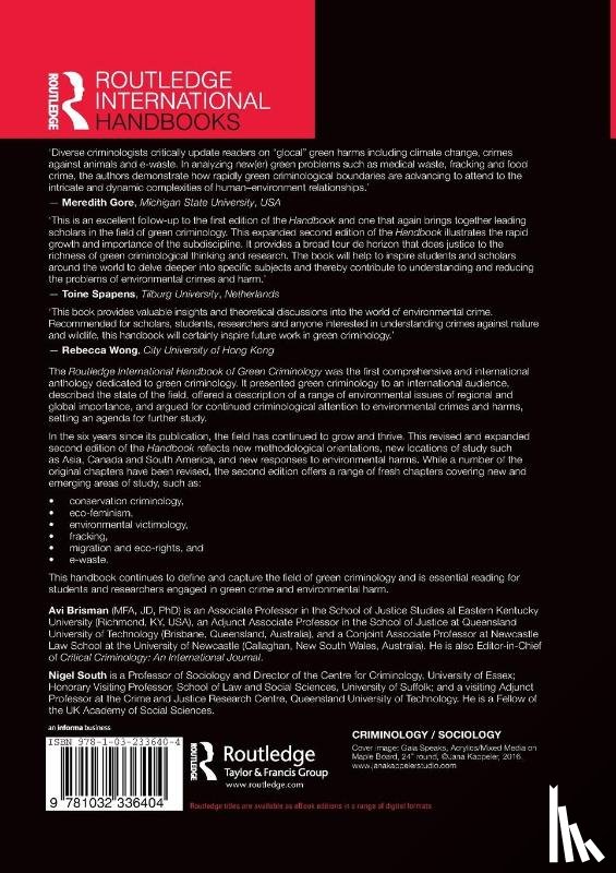  - Routledge International Handbook of Green Criminology
