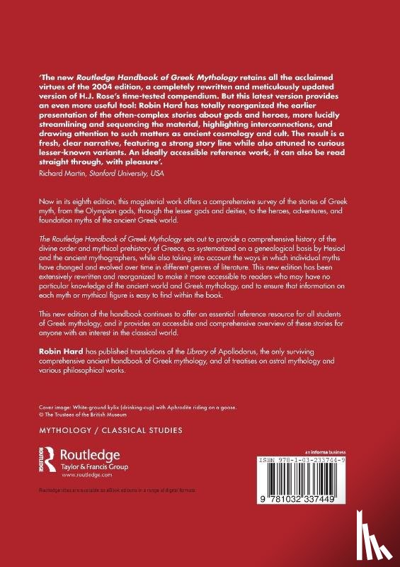 Hard, Robin - The Routledge Handbook of Greek Mythology