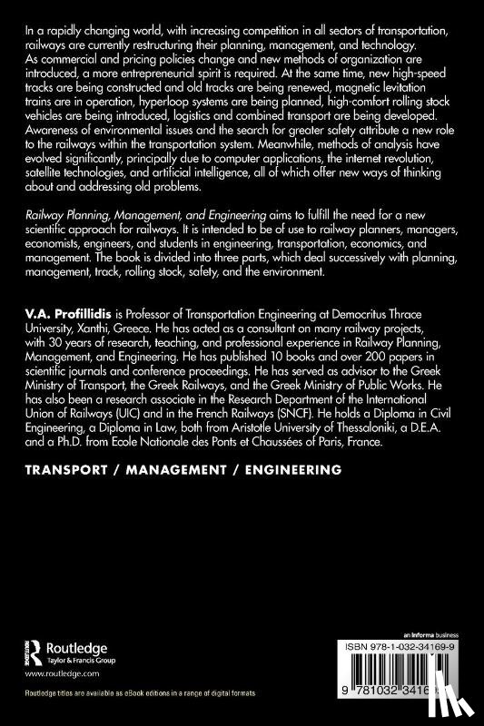 Profillidis, V - Railway Planning, Management, and Engineering