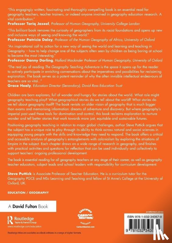 Puttick, Steve - The Geography Teaching Adventure