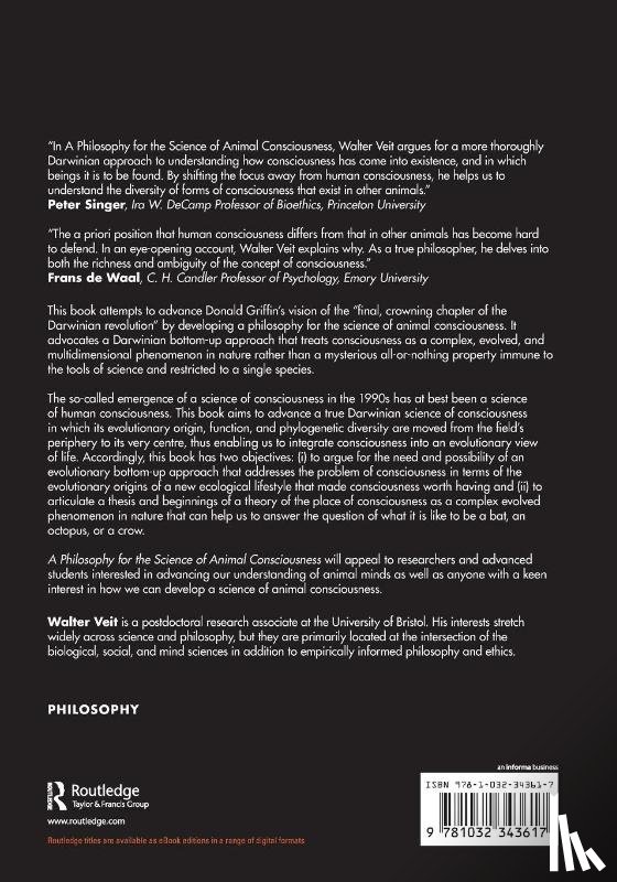 Veit, Walter (University of Sydney - A Philosophy for the Science of Animal Consciousness