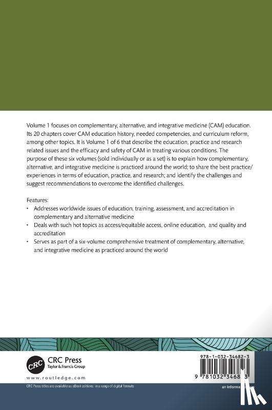 Al-Worafi, Yaser Mohammed (University of Science and Technology of Fujairah - Handbook of Complementary, Alternative, and Integrative Medicine