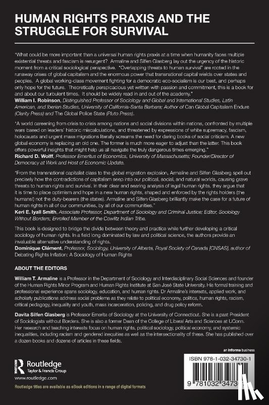 Armaline, William T., Glasberg, Davita Silfen - Human Rights Praxis and the Struggle for Survival