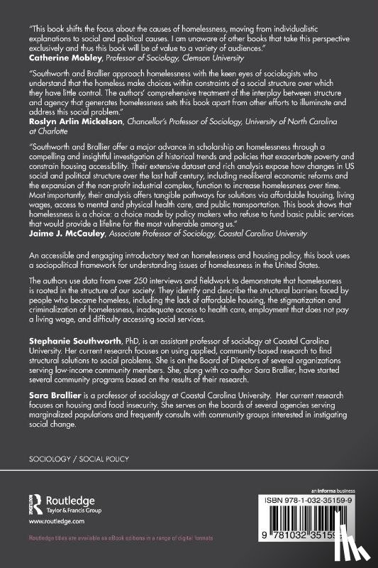 Southworth, Stephanie, Brallier, Sara - Homelessness in the 21st Century