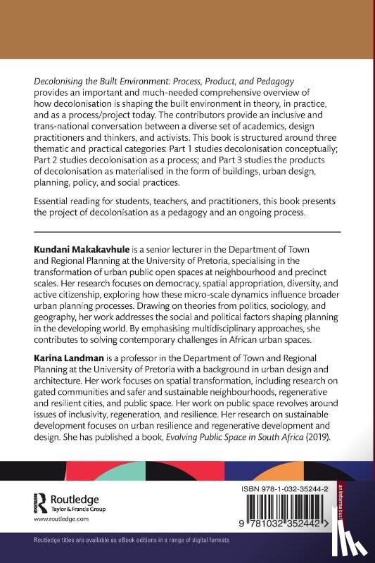  - Decolonising the Built Environment