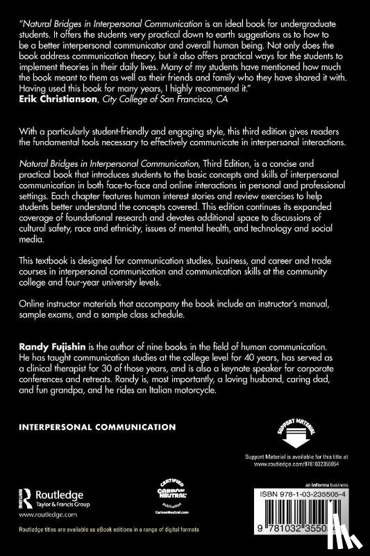 Fujishin, Randy (West Valley College - Natural Bridges in Interpersonal Communication