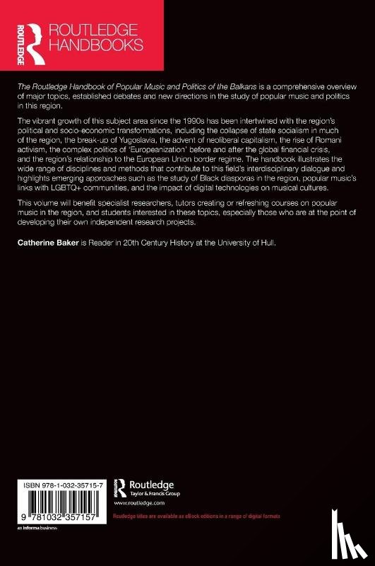  - The Routledge Handbook of Popular Music and Politics of the Balkans