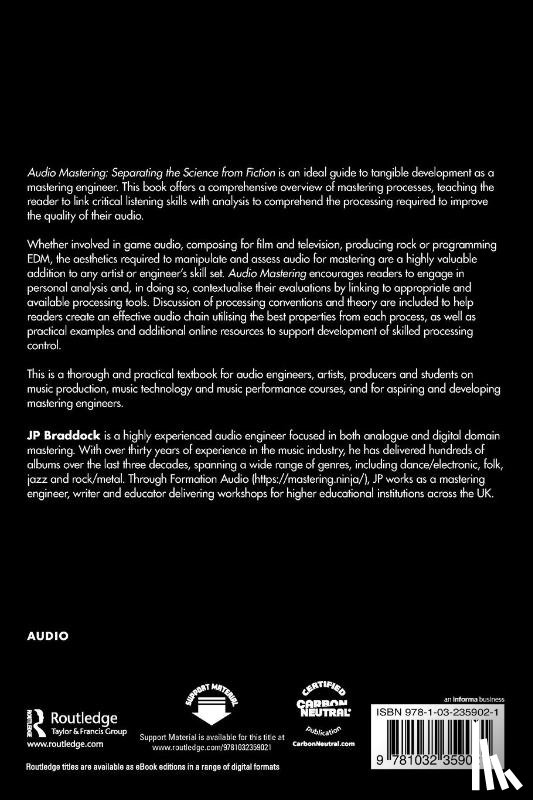 Braddock, JP - Audio Mastering