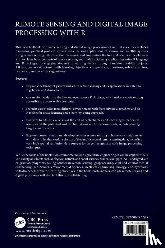 de Carvalho Alves, Marcelo (Federal University of Lavras, Sanches, Luciana (Federal University of Mato Grosso - Remote Sensing and Digital Image Processing with R