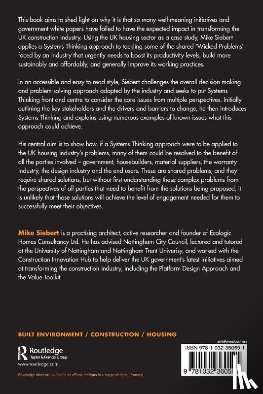 Siebert, Michael - Applying a Systems Thinking Approach to the Construction Industry