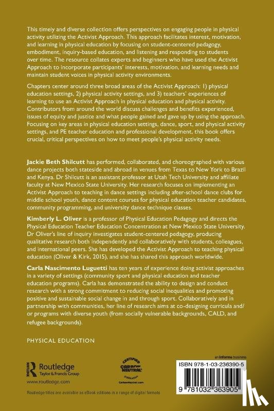  - An Activist Approach to Physical Education and Physical Activity