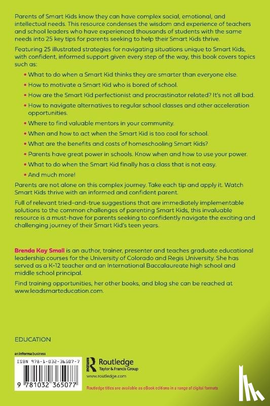 Small, Brenda Kay (Regis University - Parenting the Smart Kid