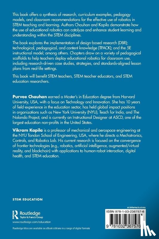 Chauhan, Purvee, Kapila, Vikram - STEM Education with Robotics