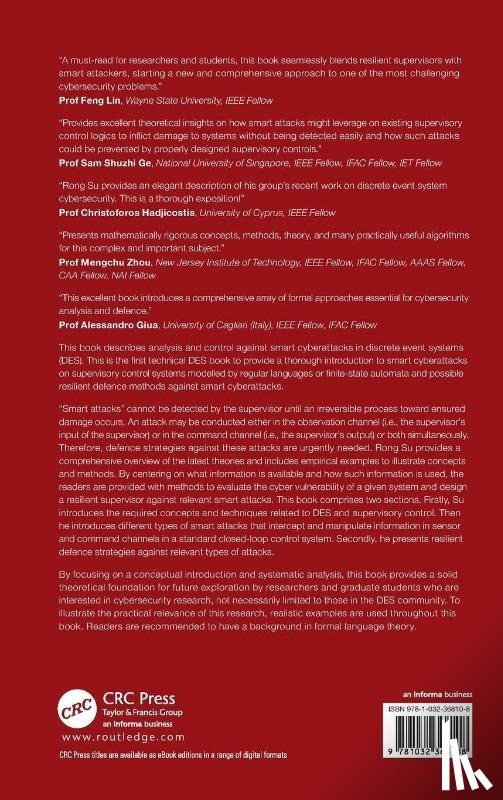 Su, Rong (Nanyang Technological University) - Cybersecurity of Discrete Event Systems