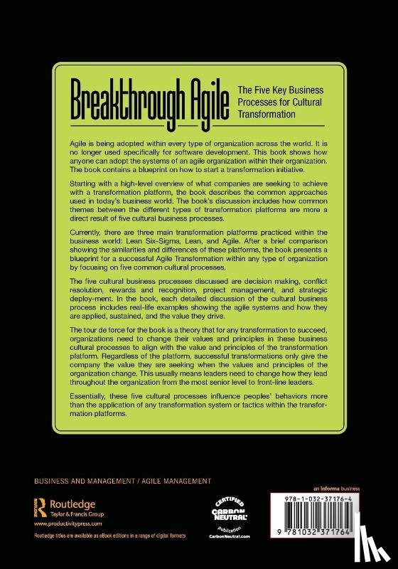 Cater, Christian - Breakthrough Agile