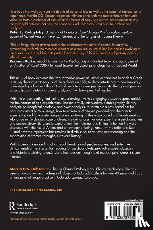Dobson, Marcia - Metamorphoses of Psyche in Psychoanalysis and Ancient Greek Thought