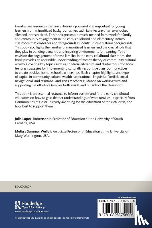 Lopez-Robertson, Julia, Wells, Melissa - Re-envisioning Family Engagement and Literacy in Early Childhood Classrooms