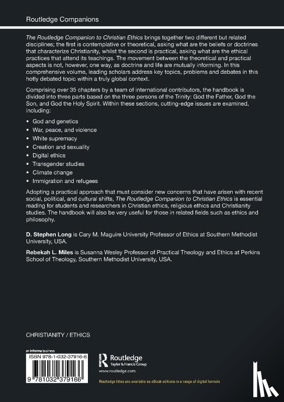  - The Routledge Companion to Christian Ethics